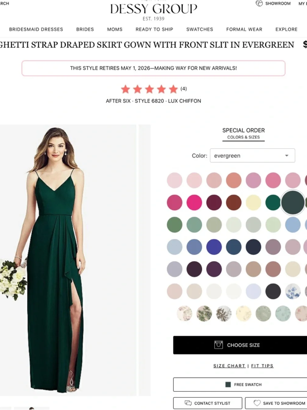 ALFRED SUNG Emerald Green Spaghetti Strap Maxi Gown - Picture 1 of 5